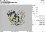 Mummy Mouse Embroidery File 6 sizes