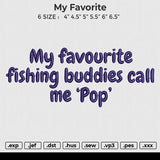 My Favorite Embroidery File 6 size
