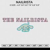 NAILRISTA Embroidery File 6 size