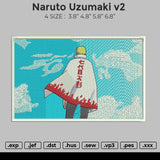 Naruto Uzumaki V2 Embroidery