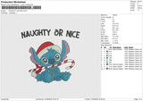 STITCH NAUGHTY OR NICE Embroidery