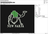 NEW NAKFA CAMEL v2 Embroidery File 6 size
