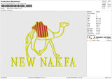 NEW NAKFA caMEL Embroidery File 6 size