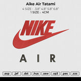 NIKE AIR TATAMI Embroidery