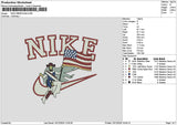 Nike Flag 1012 Embroidery File 6 sizes