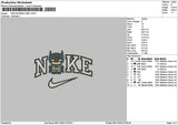 Nike Batmanchibi Embroidery File 6 sizes