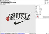 NIKE BOXING GLOVES Embroidery
