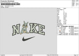 Nike Bunny V3 Embroidery File 6 sizes