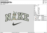 Nike Bunny V3 Embroidery File 6 sizes