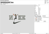 Nike Basket V3 Embroidery File 6 sizes