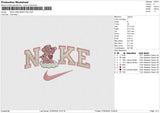 NIKE CARE BEAR PINK Embroidery File 6 size