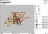 Nike Entei Embroidery File 6 sizes