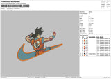 Nike Goku 1802 Embroidery File 6 sizes