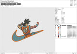 NIKE GOKU 1824 Embroidery File 6 size