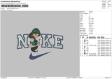 Nike Jasmine Embroidery File 6 sizes
