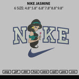 Nike Jasmine Embroidery File 6 sizes