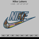 Nike Lakers Embroidery