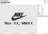 NIKE NOV Embroidery