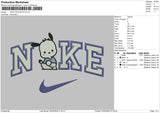 Nike Puppy Blue Embroidery File 6 sizes