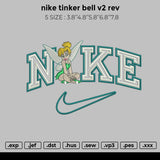 nike tinker bell v2 rev Embroidery