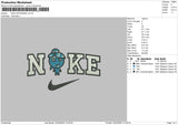 Nike Watergirl Embroidery File 6 sizes