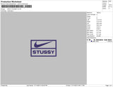 Nike X Stussy Embroidery