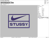 Nike X Stussy Embroidery