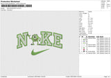 NIKE MONSTER AND SULLEY MONSTER V2 COUPLE Embroidery File 6 size