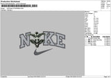 Nike Black Spider 02 Embroidery File 6 sizes