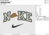 NIKE Hat Embroidery File 6 size