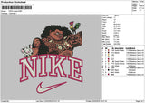 Nike Moana02 Embroidery File 6 sizes