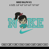 Nike Ralph V2 Embroidery File 6 sizes