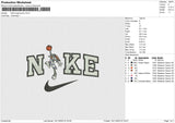 NIke bugs bunny Embroidery