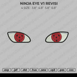 Ninja Eye V1 Embroidery