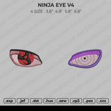 Ninja Eye V4 Embroidery