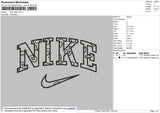 Nike Pattern Embroidery