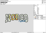 Norcotext Embroidery File 6 sizes