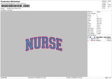 Nursetext 0102 Embroidery File 6 sizes