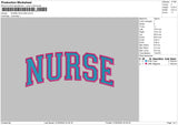 Nursetext 0102 Embroidery File 6 sizes