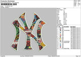 Ny Pattern 1804 Embroidery File 6 sizes