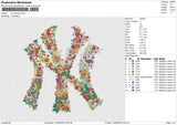 NY Flowers Embroidery File 6 size