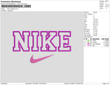 Nike Applique Embroidery