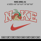 Nike Ariel 02 Embroidery File 6 sizes