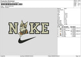 Nike Cat 2204 Embroidery File 6 sizes