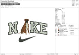 NikeDOG27326 Embroidery File 6 size
