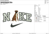 NikeDOG27326 Embroidery File 6 size