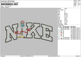 Nike Forky 01 Embroidery File 6 sizes
