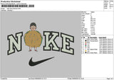 Nike Burger Embroidery File 6 sizes