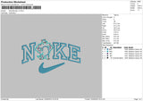 Nike Monster V3 Embroidery File 6 sizes