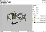 Nike Peaky Embroidery File 6 sizes